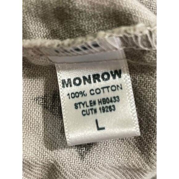 Monrow Joggers Women's Large NWT Star Camo Joggers Elastic Waist Green Tea - Picture 9 of 10